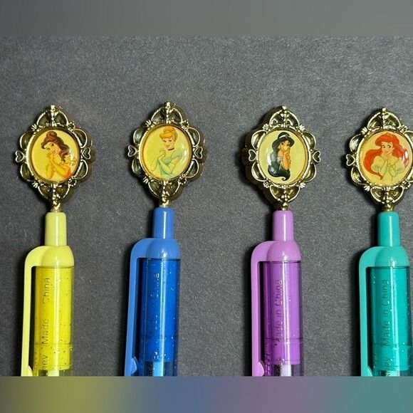 Vintage Glitter Disney Princess Mini Pen Set - Picture 6 of 8
